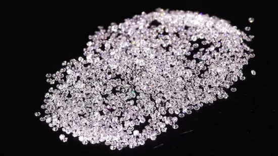 Diamante 100% puro cultivado em laboratório real no preço de atacado por peça da China para fabricação de anéis de noivado feminino